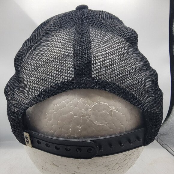 Vans 2017 US Open Of Surfing Huntington Beach Hat Black Snapback Mesh Trucker - Picture 3 of 9